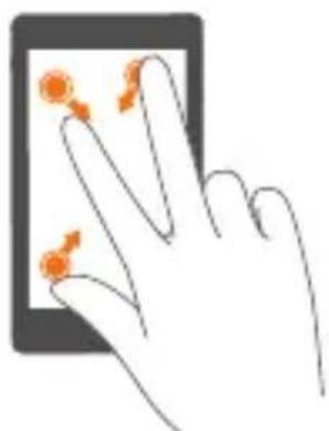 ORANGE Dive 70 - Gestes tactiles - 7