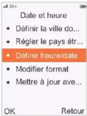 ORANGE Hapi 51 - Changer la date et l'heure - 6