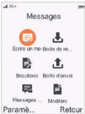 ORANGE Hapi 51 - Écrire/Envoyer un SMS - 3