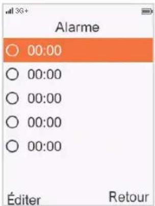 ORANGE Hapi 51 - Régler une alarme - 5