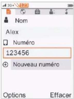 ORANGE Hapi 51 - Créer un contact - 5