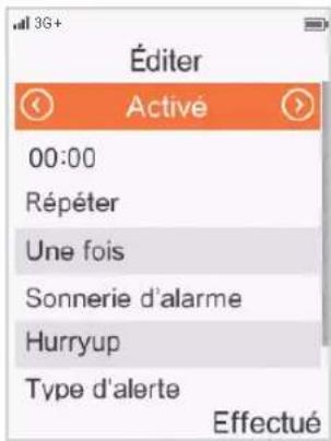ORANGE Hapi 51 - Régler une alarme - 6
