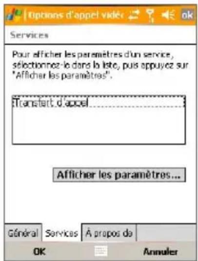 ORANGE SPV M3100 - Configurer les options d'appel vidéo - 2