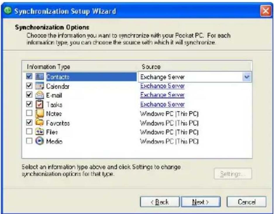 ORANGE SPV M3100 - Pour installer et configurer ActiveSync sur l'ordinateur - 4