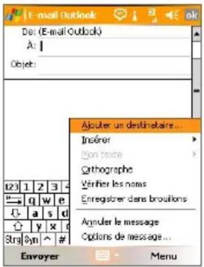 ORANGE SPV M3100 - Pour trouver un contact en ligne - 1