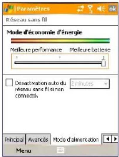 ORANGE SPV M3100 - Pour économiser l'énergie de la batterie lorsque vous êtes connecté à un réseau Wi-Fi - 1