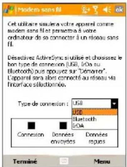 ORANGE SPV M3100 - Pour configurer votre appareil comme un modem infrarouge ou USB - 1