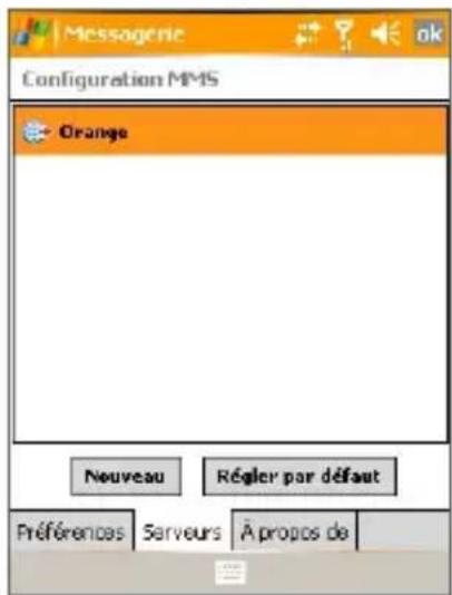 ORANGE SPV M3100 - Pour configurer les paramètres MMS - 1