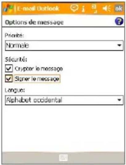 ORANGE SPV M3100 - Pour signer et crypter numériquement un nouveau message - 1