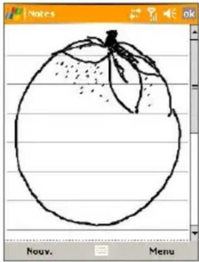 ORANGE SPV M3100 - Pour dessiner dans une note - 1