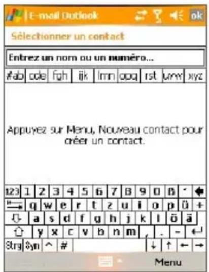 ORANGE SPV M3100 - Echanger des messages et utiliser Outlook - 1