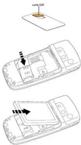 ORANGE SPV C600 - insérer la carte SIM - 1