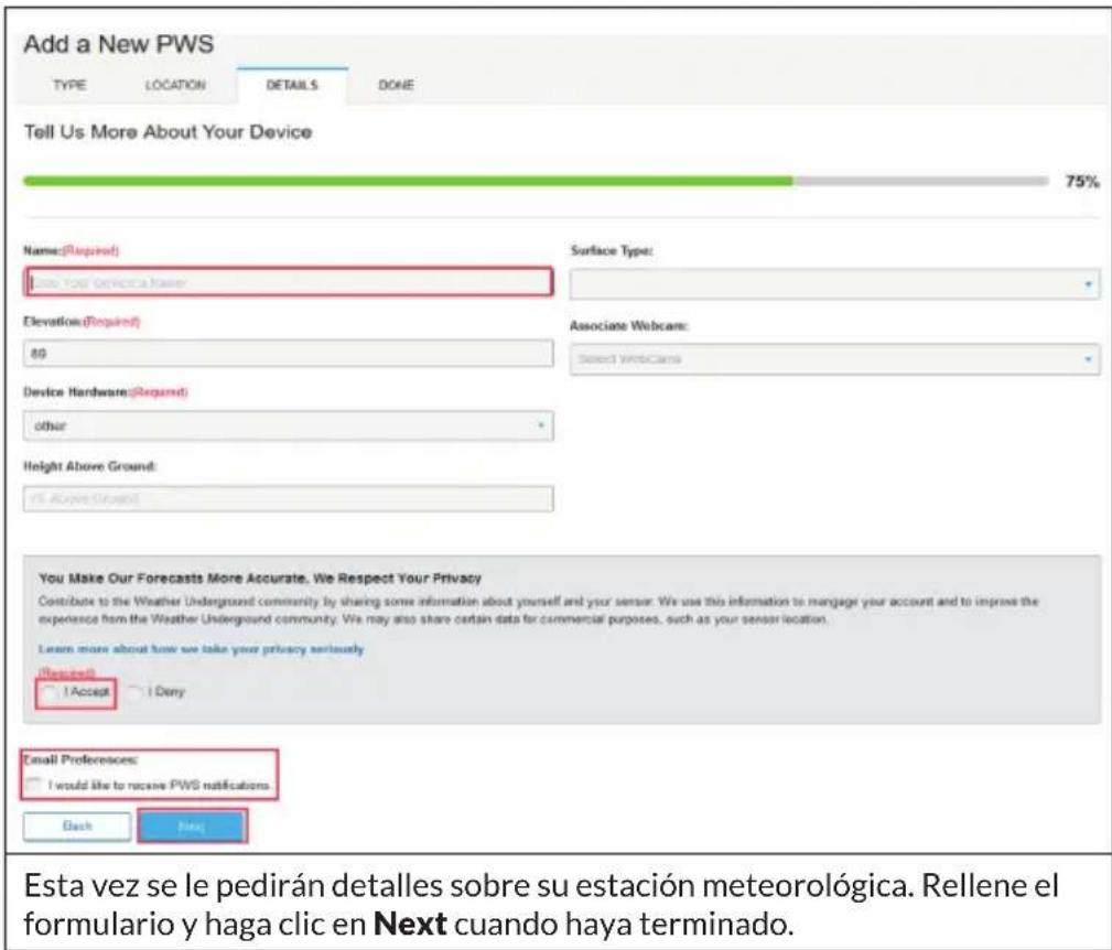 Waldbeck Halley - Visualización de los datos en ecowitt.net - 10