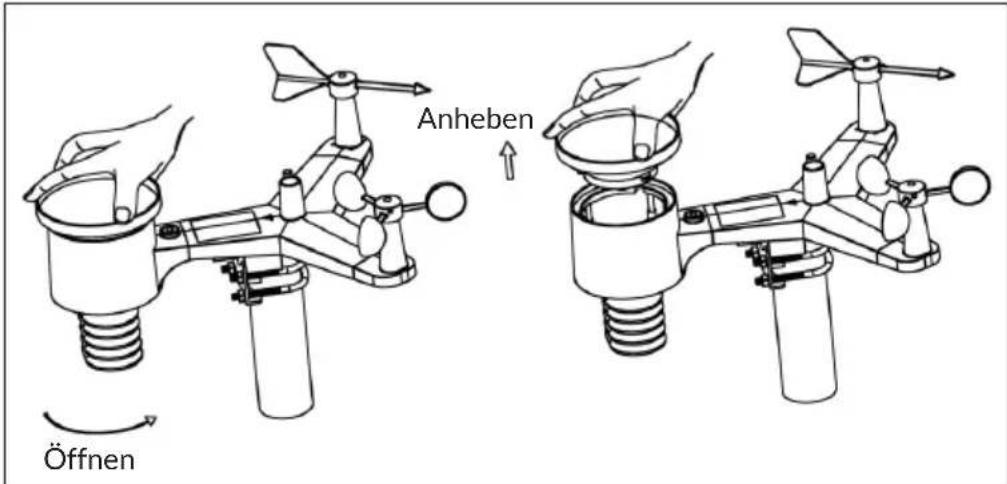 Waldbeck Halley - Regenmesser reinigen - 1