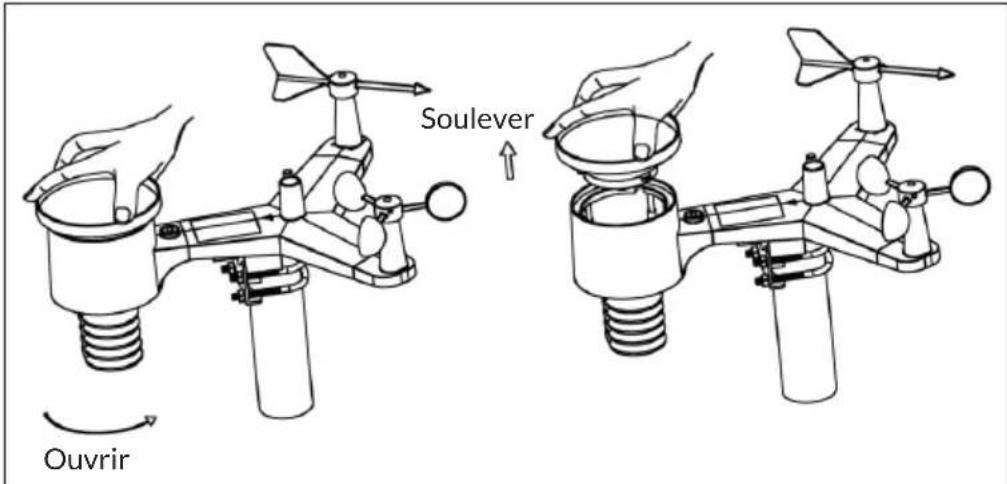Waldbeck Halley - Nettoyage du pluviomètre - 1