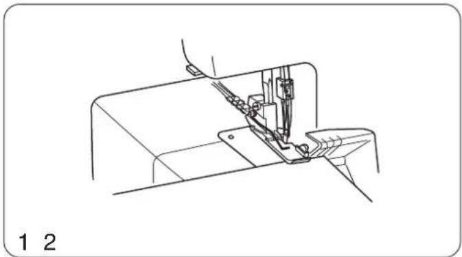JANOME 3434D - - Enfilage de l'aiguille gauche - 2