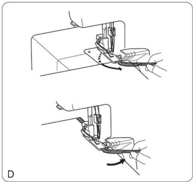JANOME 3434D - Comment utiliser les lignes-guides - 2