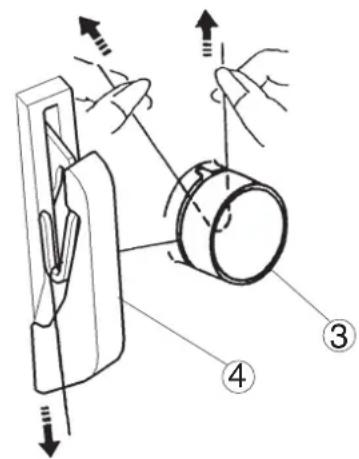 JANOME 3434D - - Enfilage de l'aiguille gauche - 1