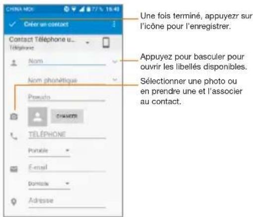 ORANGE Rise 52 - Ajouter un contact - 1