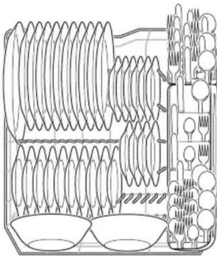 FRIGIDAIRE FDSP4401AS - Chargement du panier inférieur - 2