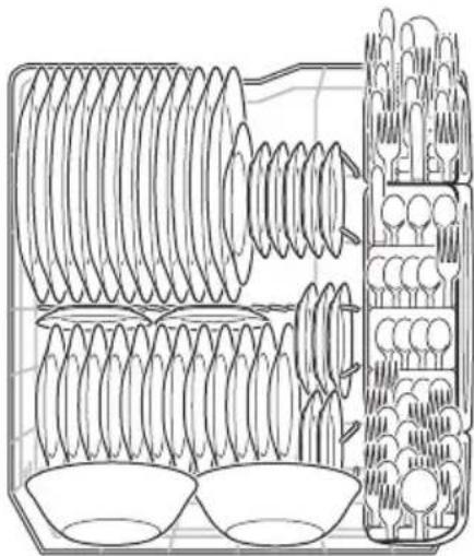 FRIGIDAIRE FDSP4401AS - Chargement du panier inférieur - 3