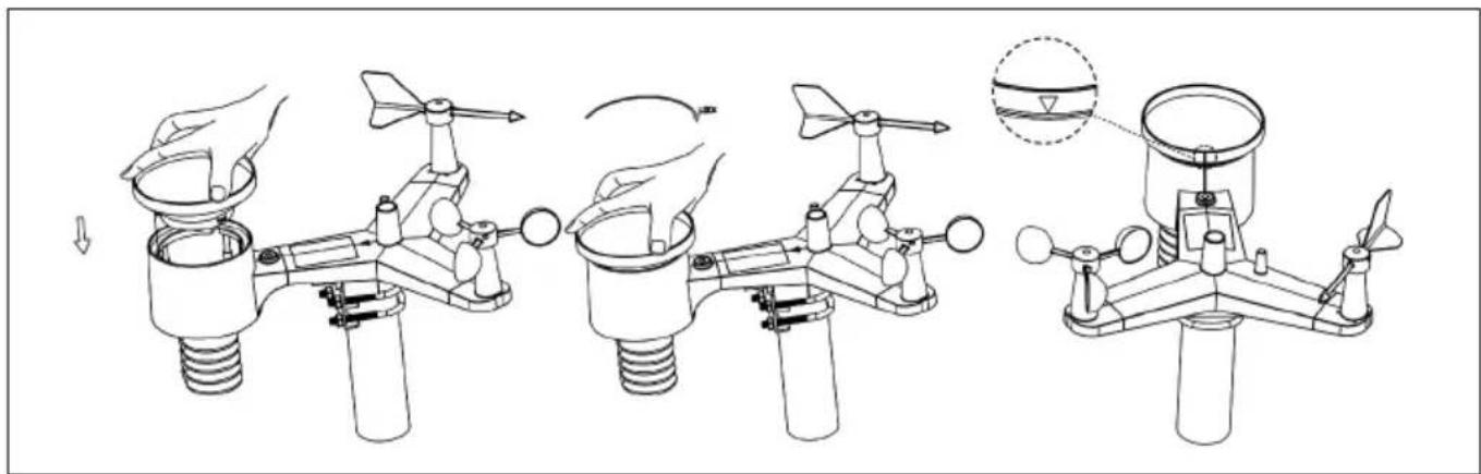 Waldbeck Huygens - Install Rain Gauge - 1