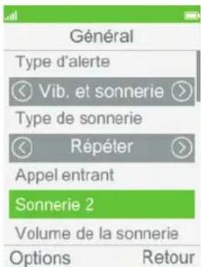 ORANGE Hapi 11 - Couper la sonnerie Personnaliser la sonnerie - 9