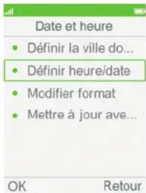 ORANGE Hapi 11 - Changer la date et l'heure - 6
