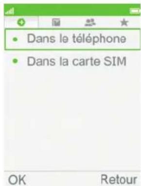 ORANGE Hapi 11 - Créer un contact - 4