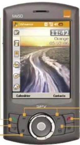 ORANGE SPV M650 - touche Orange- Navigation - 1