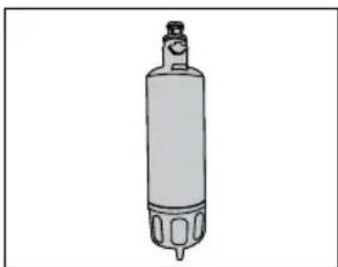 BlueStar FBFD361PMBPLT - Installation du filtré à eau interne - 1
