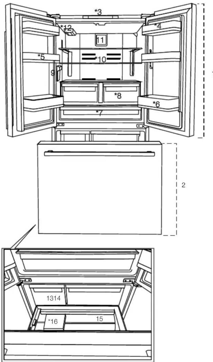 BlueStar FBFD361PMBPLT - Your Refrigerator - 1