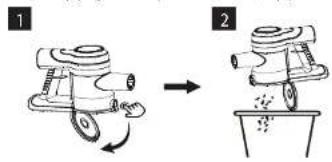 Concept VP6040 - EMPTYING THE DUST CONTAINER - 1