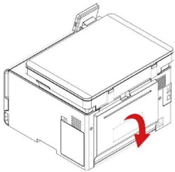 PANTUM CM2100DW - Le papier est coincé dans le plateau d'alimentation standard - 4