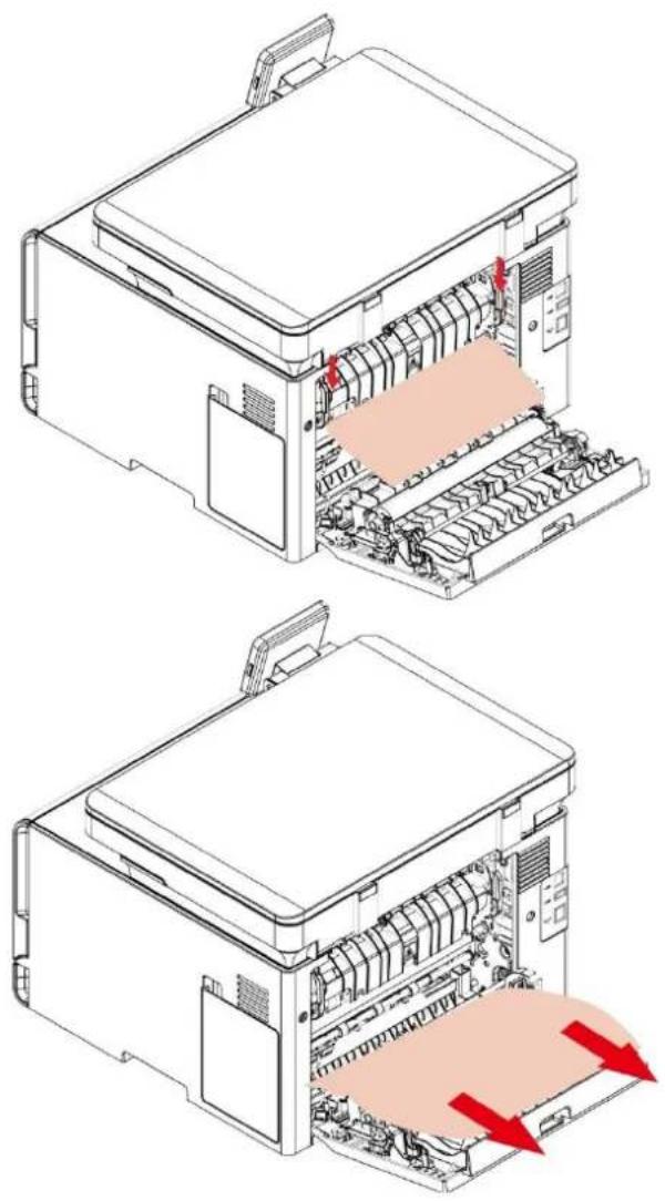 PANTUM CM2100DW - Bourrage papier dans la couverture arrière - 4
