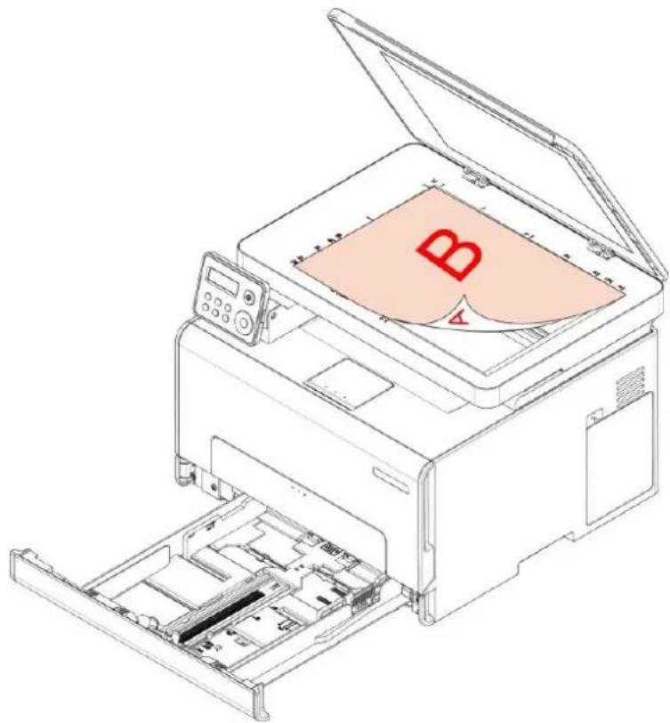 PANTUM CM2100DW - Étapes à suivre pour utiliser la fonction de copie manuelle d'originaux en mode recto-verso - 1