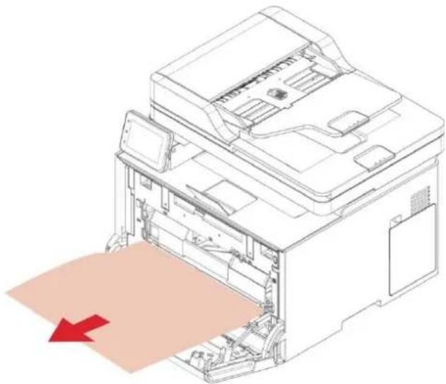 PANTUM CM2100ADN - Bourrage papier dans le bac manuel - 2