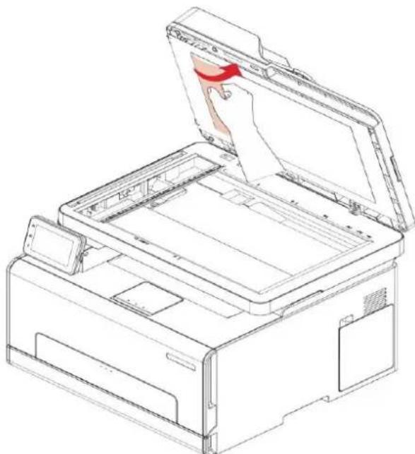 PANTUM CM2100ADW - Bourrage papier dans la mangeoire automatique de documents (ADF) - 4