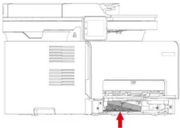 PANTUM CM2100ADW - Des bourrages de papier se sont produits dans le bac d'alimentation manuelle - 3