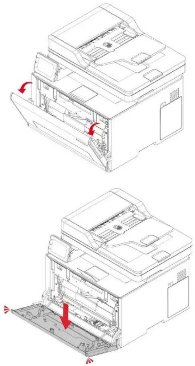 PANTUM CM2100ADW - Remplacement de la cartouche de toner - 1
