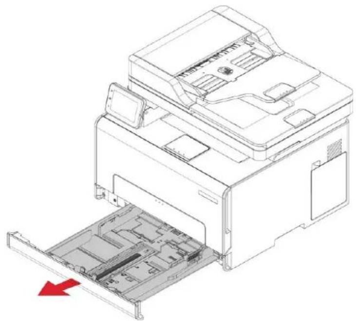 PANTUM CM2100ADW - Bourrage papier dans le bac automatique - 1