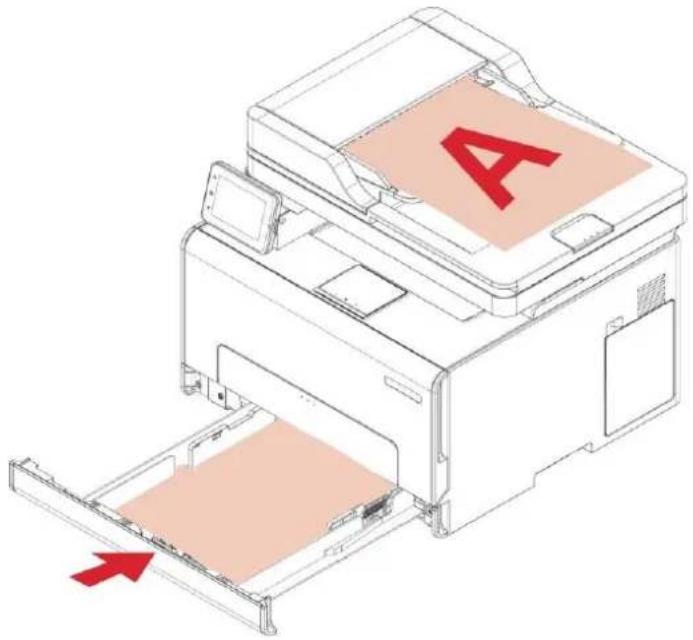 PANTUM CM2100ADW - Copie recto verso manuelle - 1