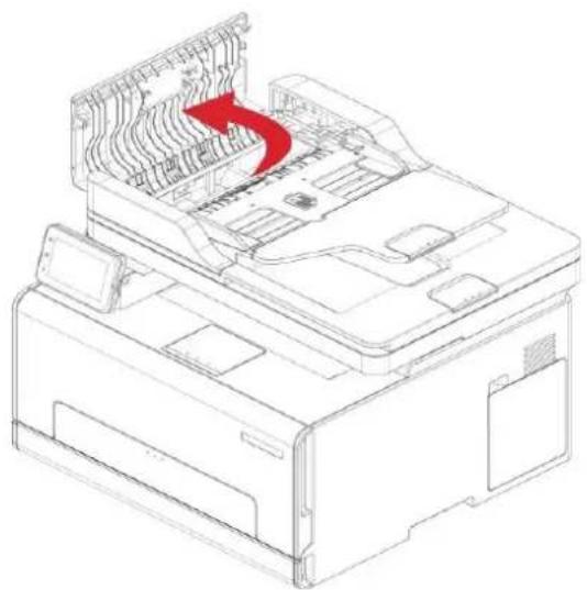 PANTUM CM2100ADW - Bourrage papier dans la mangeoire automatique de documents (ADF) - 1
