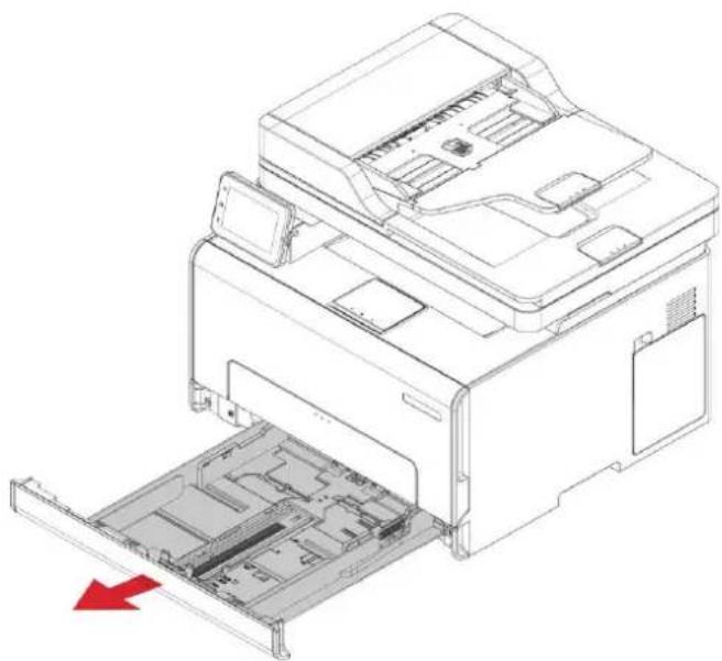 PANTUM CM2100ADW - Chargement dans le bac d'alimentation standard - 1
