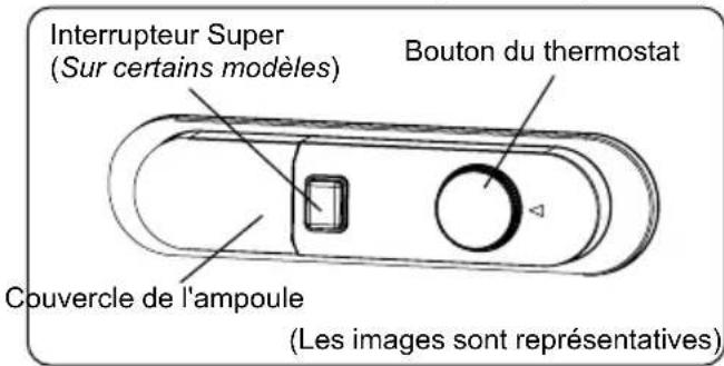 AIRLUX ART110 - Réglage du Thermostat - 1