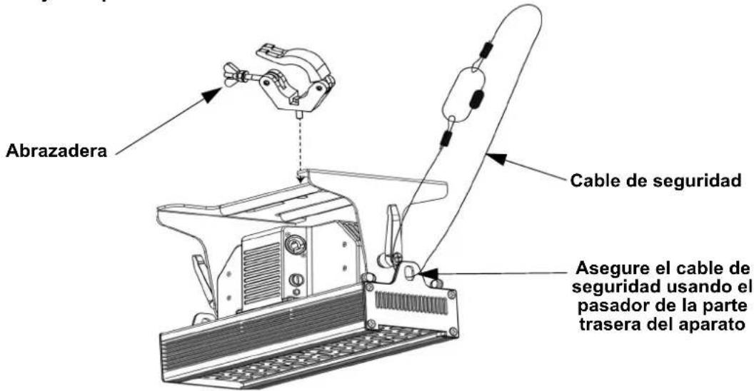 Chauvet Ovation B-565FC - Diagrama de montaje del producto - 1