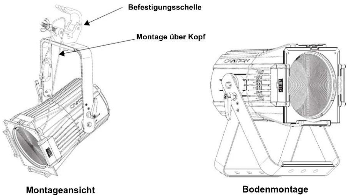 Chauvet Ovation P-56VW - Montage - 1