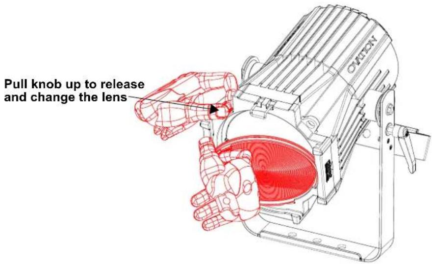 Chauvet Ovation P-56VW - Alternate Lenses - 1