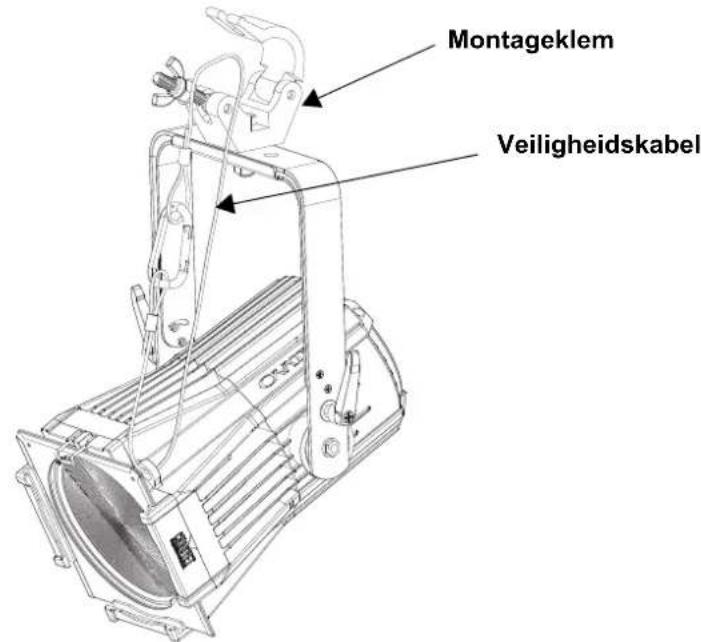 Chauvet Ovation P-56FC - Montagediagram van het product - 1