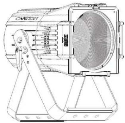 Chauvet Ovation P-56FC - Montagediagram van het product - 2